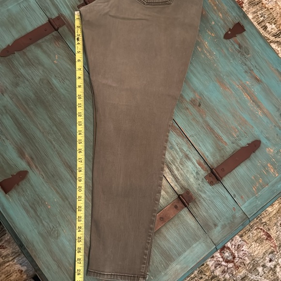 Lane Bryant Super Stretch Skinny Green Jeans. Size 20 - Picture 13 of 14